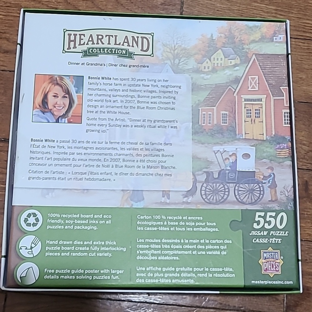 Heartland collection DINNER AT GRANDMAS 550 jigsaw puzzle - Picture 2 of 5